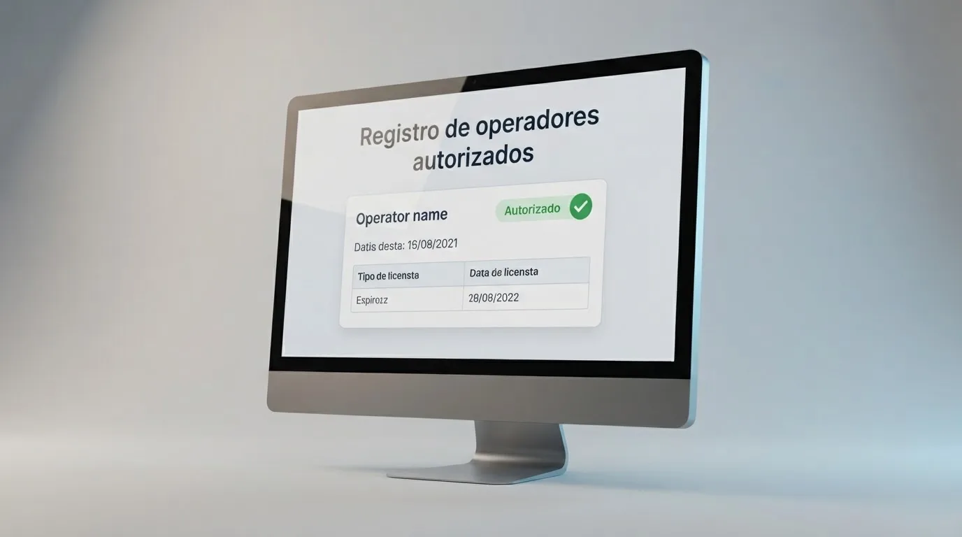 Pantalla del buscador del registro oficial de la DGOJ con la ficha de un operador autorizado